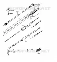 CABLE pour Kawasaki KE100
