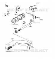 SELECTEUR pour Kawasaki KE100