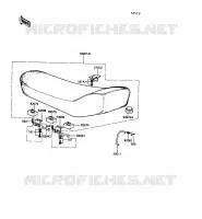 SELLE pour Kawasaki KE100
