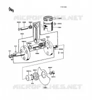 VILEBREQUIN/PISTON pour Kawasaki KE100