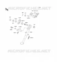 BEQUILLES pour Kawasaki KE100