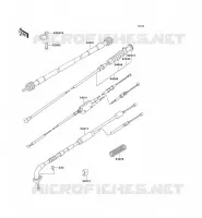 CABLES pour Kawasaki KE100