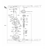 CARBURATEUR pour Kawasaki KE100