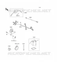 CHASSIS EQUIPMENT ELECTRIQUE pour Kawasaki KE100