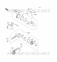 CLIGNOTANTS pour Kawasaki KE100