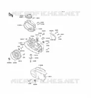 COUVERCLES MOTEUR pour Kawasaki KE100