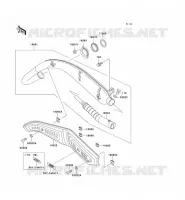 &Eacute;CHAPPEMENT pour Kawasaki KE100