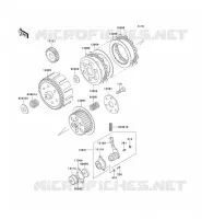 EMBRAYAGE pour Kawasaki KE100