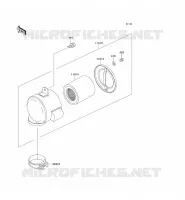 FILTRE A AIR pour Kawasaki KE100