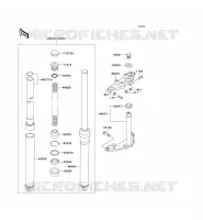 FOURCHE pour Kawasaki KE100