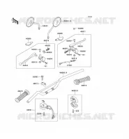 GUIDON pour Kawasaki KE100