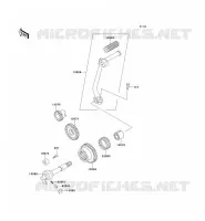 MECANISME DE KICK pour Kawasaki KE100
