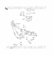 PIECE DE CADRE (COUVERTURE) pour Kawasaki KE100