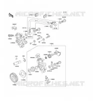 POMPE A HUILE pour Kawasaki KE100