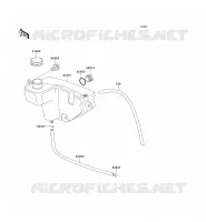 R&Eacute;SERVOIR D'HUILE pour Kawasaki KE100
