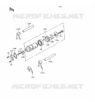 BARILLET/FOURCHETTE pour Kawasaki KH125