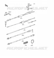 CABLE pour Kawasaki KH125