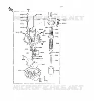 CARBURATEUR pour Kawasaki KH125