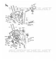 CARTER MOTEUR(S) pour Kawasaki KH125