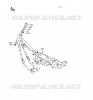 CH&Acirc;SSIS pour Kawasaki KH125
