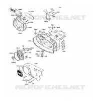 COUVERCLES MOTEUR pour Kawasaki KH125