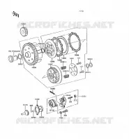 EMBRAYAGE pour Kawasaki KH125