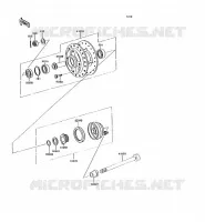 MOYEU AVANT pour Kawasaki KH125
