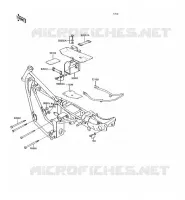 PIECE DE CADRE pour Kawasaki KH125