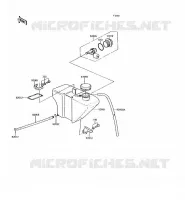 R&Eacute;SERVOIR D'HUILE pour Kawasaki KH125