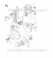 VILEBREQUIN/PISTON pour Kawasaki KH125