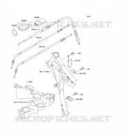 CABLES pour Kawasaki SUPER SHERPA
