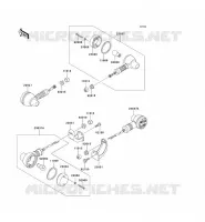 CLIGNOTANTS pour Kawasaki SUPER SHERPA
