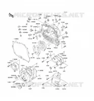 COUVERCLES MOTEUR pour Kawasaki SUPER SHERPA