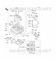 CULASSE pour Kawasaki SUPER SHERPA