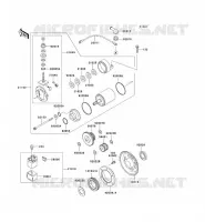 D&Eacute;MARREUR pour Kawasaki SUPER SHERPA