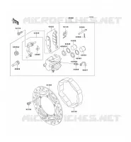 FREIN AVANT pour Kawasaki SUPER SHERPA