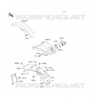 GARDE BOUE pour Kawasaki SUPER SHERPA