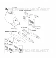 LABEL pour Kawasaki SUPER SHERPA