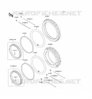 ROUE/PNEUS pour Kawasaki SUPER SHERPA