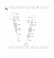 SOUPAPE pour Kawasaki SUPER SHERPA