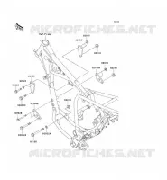 SUPPORT MOTEUR pour Kawasaki SUPER SHERPA