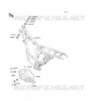 CH&Acirc;SSIS pour Kawasaki SUPER SHERPA