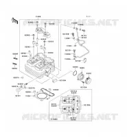 CULASSE pour Kawasaki SUPER SHERPA