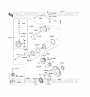 D&Eacute;MARREUR pour Kawasaki SUPER SHERPA