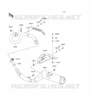 &Eacute;CHAPPEMENT pour Kawasaki SUPER SHERPA