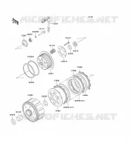 EMBRAYAGE pour Kawasaki SUPER SHERPA