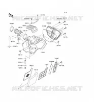 FILTRE A AIR pour Kawasaki SUPER SHERPA
