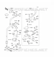 MAITRE CYLINDRE AV pour Kawasaki SUPER SHERPA