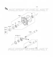 MOYEU AVANT pour Kawasaki SUPER SHERPA
