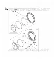 ROUE/PNEUS pour Kawasaki SUPER SHERPA
